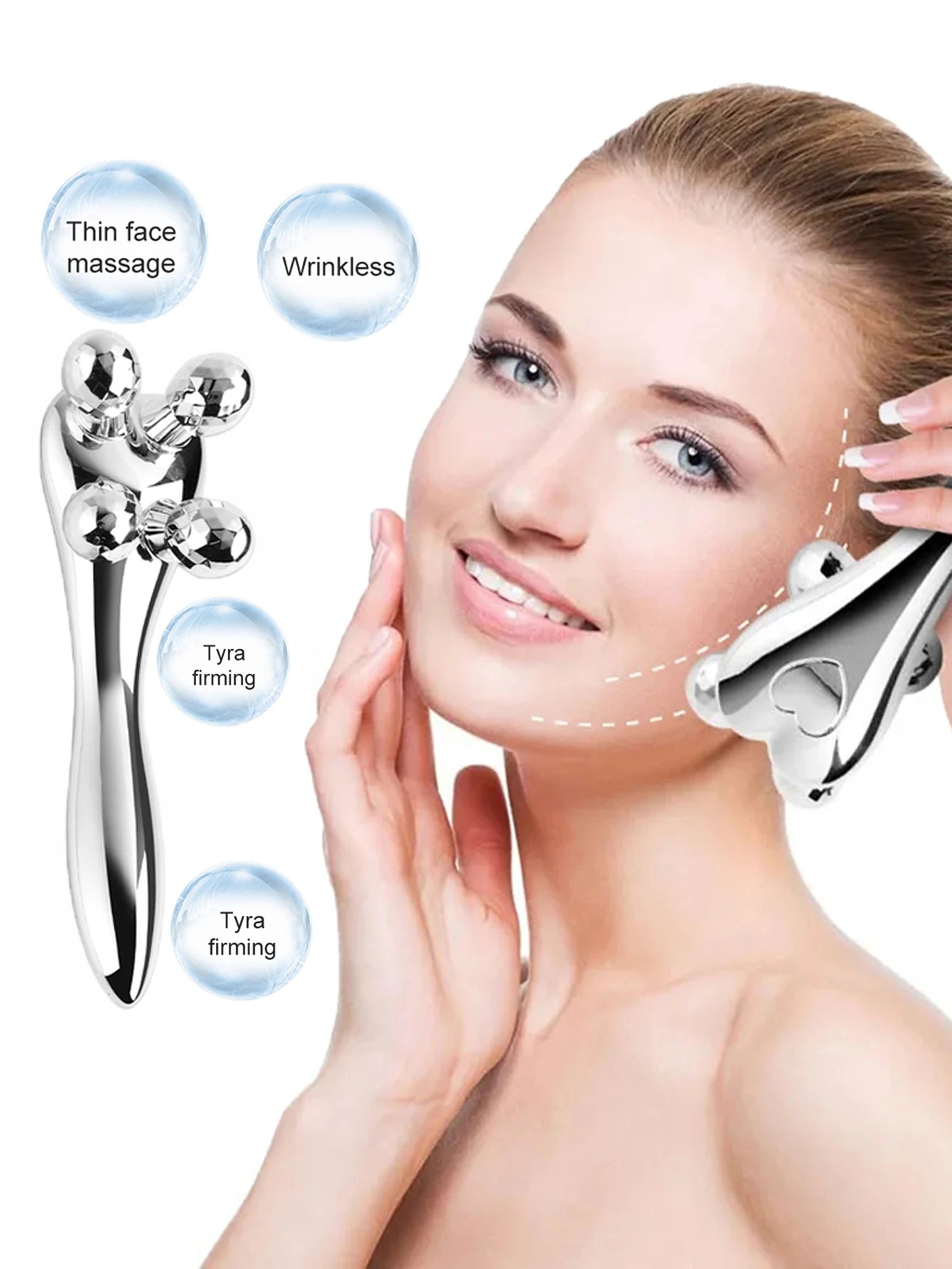 Axelskin 4D Face Lift Roller — Sculpt & Firm Facial Massager