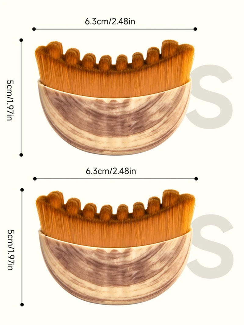  Axelskin Lymphatic Contour Face Brush — Jawline Sculpting & Depuffing Set
